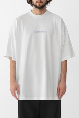 Vetements: Трикотажная футболка 