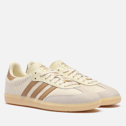 adidas: Бежевые кроссовки  Originals