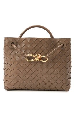 Bottega Veneta: Коричневая сумка 