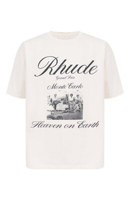 Rhude: Хлопковая футболка 