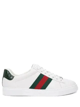 GUCCI: Белые кеды  Ace