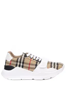 BURBERRY: Бежевые кроссовки 