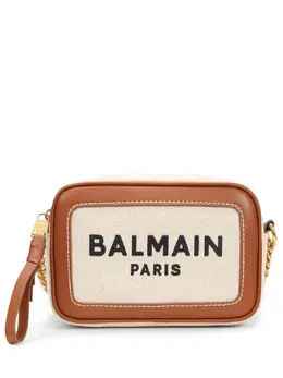 BALMAIN: Бежевая сумка  B-Army