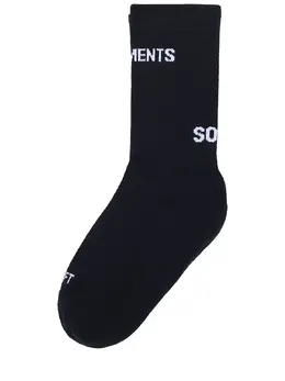 VETEMENTS: Чёрные носки 