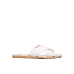 Ancient Greek Sandals: Белые сандалии  Thais