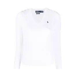 Polo Ralph Lauren: Белый свитер 