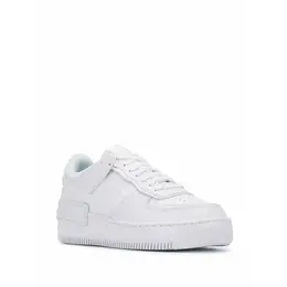 NIKE: Серебристые кроссовки  Air Force 1