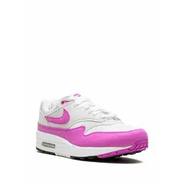 NIKE: Серебристые кроссовки  Air Max 1