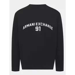Armani Exchange: Тёмный свитшот 