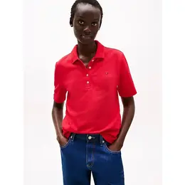 TOMMY HILFIGER: Красное поло 