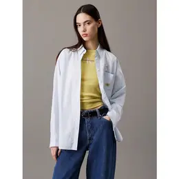 Calvin Klein Jeans: Белая рубашка 