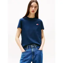 Tommy Jeans: Синяя футболка 
