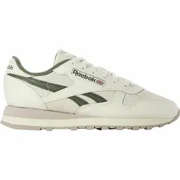 Reebok: Бежевые кроссовки  Classic Leather