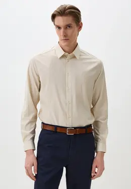 Sisley: Бежевая рубашка 