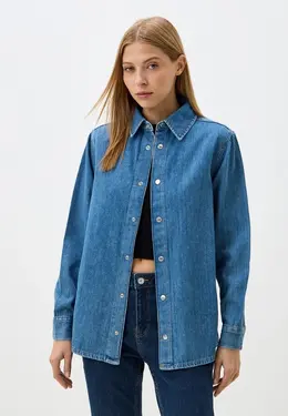 Sisley: Джинсовая рубашка 