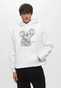Balenciaga: Белая толстовка 