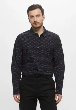 Armani Exchange: Синяя рубашка 