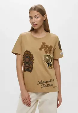 Aeronautica Militare: Бежевая футболка 