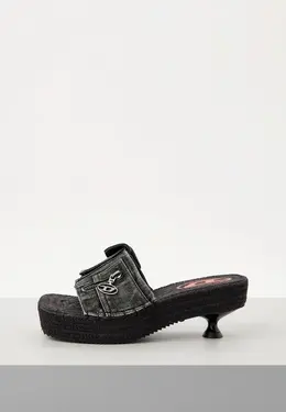 Diesel: Чёрные сабо 