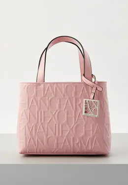 Armani Exchange: Розовая сумка 
