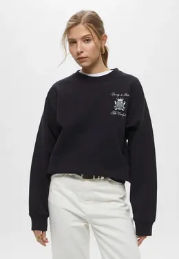 Sporty & Rich: Чёрный свитшот 