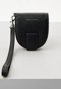 Trussardi: Чёрный кошелёк 