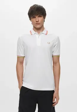 Fred Perry: Белое поло 