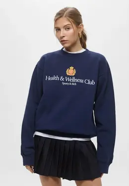 Sporty & Rich: Синий свитшот 