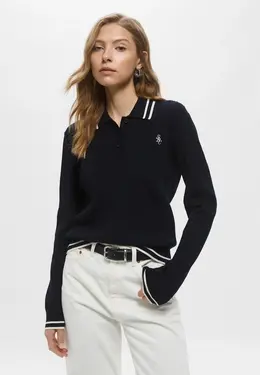 Sporty & Rich: Синее поло 