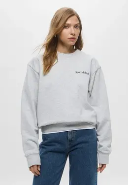 Sporty & Rich: Серый свитшот 