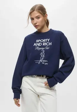 Sporty & Rich: Синий свитшот 