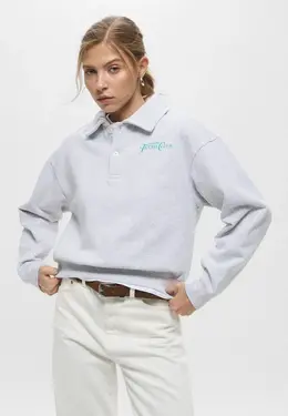 Sporty & Rich: Серый свитшот 