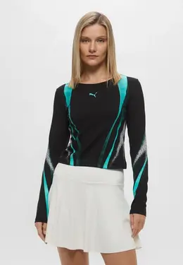 PUMA: Чёрный свитшот 
