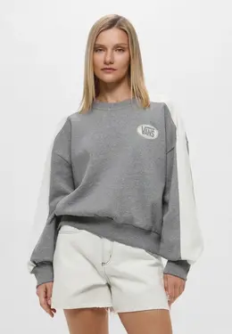 Vans: Серый свитшот 
