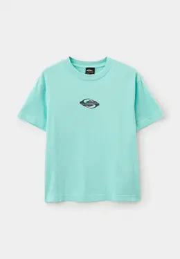 Quiksilver: Голубая футболка 