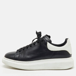 Alexander McQueen: Чёрные кроссовки  Oversized