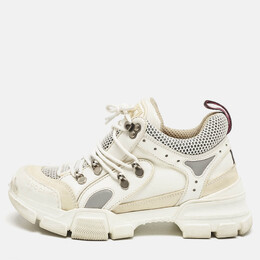 Gucci: Белые кроссовки  Flashtrek