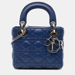 Dior: Голубая сумка 
