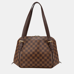 Louis Vuitton: Коричневая сумка 