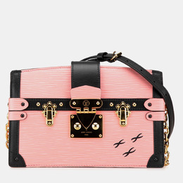 Louis Vuitton: Розовая сумка  Épi