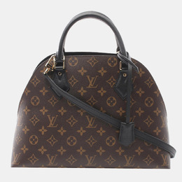 Louis Vuitton: Коричневая сумка  Alma BB