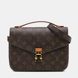 Louis Vuitton: Коричневая сумка  Pochette