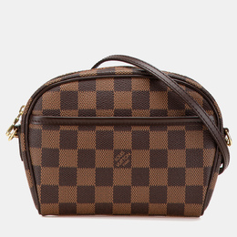Louis Vuitton: Коричневая сумка  Pochette