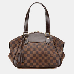 Louis Vuitton: Коричневая сумка 