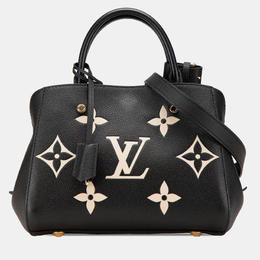 Louis Vuitton: Чёрная сумка  Montaigne