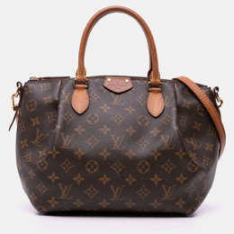 Louis Vuitton: Коричневая сумка 