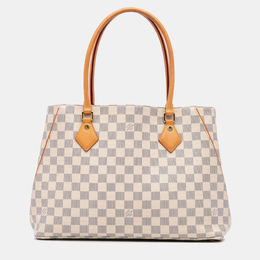 Louis Vuitton: Белая сумка-шоппер 