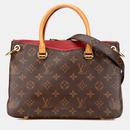 Louis Vuitton: Коричневая сумка 