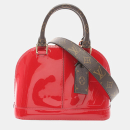 Louis Vuitton: Красная сумка  Alma BB