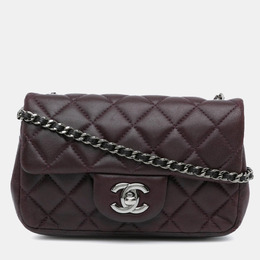 Chanel: Фиолетовая сумка 
